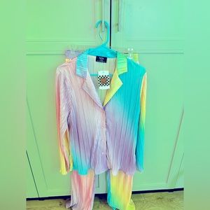 Dressed in LALA rainbow set